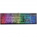 Клавіатура мембрана Xtrfy K3 Semi Mech 104Key, USB, EN/UA, RGB, Чорний