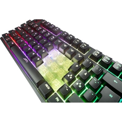 Клавіатура мембрана Xtrfy K3 Semi Mech 104Key, USB, EN/UA, RGB, Чорний