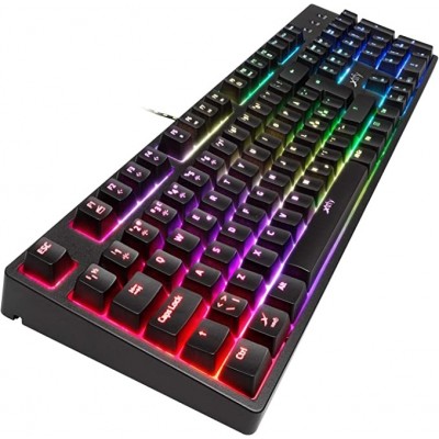 Клавіатура мембрана Xtrfy K3 Semi Mech 104Key, USB, EN/UA, RGB, Чорний