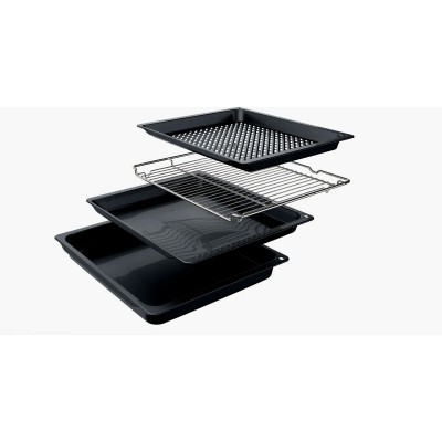 Духова шафа Bosch електрична, 76л, A, дисплей, конвекція, телескопічні направляючі, нержавіюча сталь Духова шафа Bosch електрична, 76л, A, дисплей, конвекція, телескопічні направляючі, нержавіюча сталь