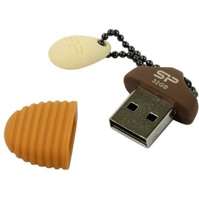 USB флеш накопитель Silicon Power 32GB Touch T30 Huzelnut USB 2.0 (SP032GBUF2T30V1E)