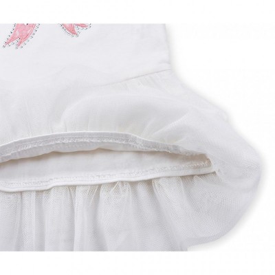 Плаття Breeze з бантиком і фатіновой спідницею (9096-86G-cream)