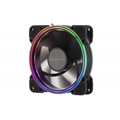 Корпусний вентилятор 2E GAMING AIR COOL ACF120B-RGB, 120mm, 1300rpm,  4pin PWM+3pin, 24.8dBa