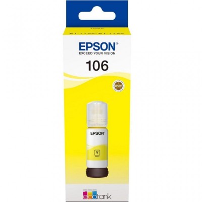 Контейнер с чернилами EPSON 106 yellow (C13T00R440)