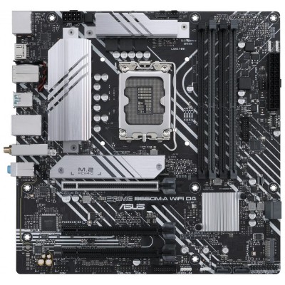 Материнcька плата ASUS PRIME_B660M-A_WIFI_D4 s1700 B660 4xDDR4 M.2 HDMI-DP Wi-Fi!!!BT mATX