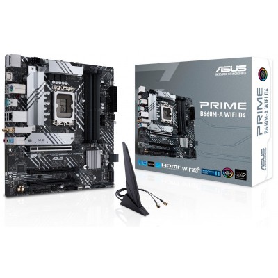 Материнcька плата ASUS PRIME_B660M-A_WIFI_D4 s1700 B660 4xDDR4 M.2 HDMI-DP Wi-Fi!!!BT mATX