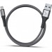 Дата кабель USB 2.0 AM to Lightning 1.0m MFI Flex Gray Pixus (4897058530971)