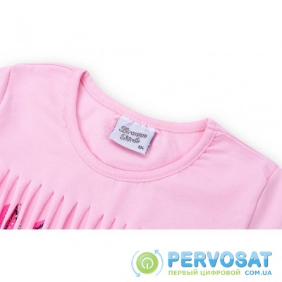 Набор детской одежды Breeze футболка со звездочками с шортами (9036-98G-pink)