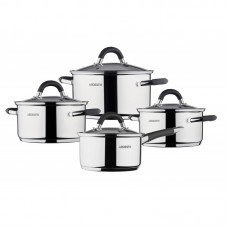 Набір посуду Ardesto Gemini Salerno, 8 пред., нержавіюча сталь Набір посуду Ardesto Gemini Salerno, 8 пред., нержавіюча сталь