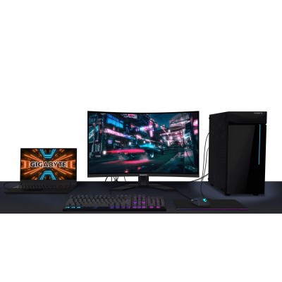 Монітор LCD GIGABYTE 31.5" M32QC 2xHDMI, DP, USB-C, 2xUSB, VA, 2560x1440, 170Hz, 1ms, 94%DCI-P3, CURVED, FreeSync, HDR400