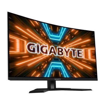 Монітор LCD GIGABYTE 31.5&quot; M32QC, 2xHDMI, DP, USB-C (18W), 2xUSB3.0, KVM, VA, Curved, 2560x1440, 170Hz, 1ms, DCI-P3 94%, HDR400, FreeSync