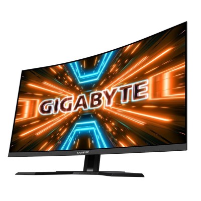 Монітор LCD GIGABYTE 31.5" M32QC 2xHDMI, DP, USB-C, 2xUSB, VA, 2560x1440, 170Hz, 1ms, 94%DCI-P3, CURVED, FreeSync, HDR400