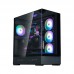 Корпус Zalman P40 Prism Plus без БЖ, 2xUSB3.0, 1x Type C, 3x120мм ARGB Reverse,  1x120мм ARGB, VGA 420мм, LCS ready, TG TG Side/Front/Top Panel, ATX, чорний