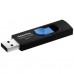 USB флеш накопитель A-DATA 64GB UV320 Black/Blue USB 3.1 (AUV320-64G-RBKBL)