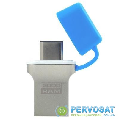 USB флеш накопитель GOODRAM 32GB ODD3 Blue Type-C USB 3.0 (ODD3-0320B0R11)