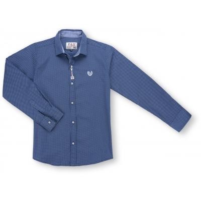 Сорочка Breeze в крапочку (G-202-146B-blue)