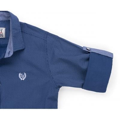 Сорочка Breeze в крапочку (G-202-146B-blue)