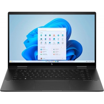 Ноутбук HP ENVY x360 15-fh0002ua 15.6&quot; FHD IPS Touch, AMD R5-7530U, 8GB, F512GB, UMA, Win11, чорний