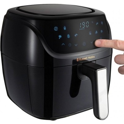 Мультипіч Russell Hobbs SatisFry Air Medium, 1350Вт, чаша-4л, сенсорне керув., алюміній/пластик,чорно-сірий