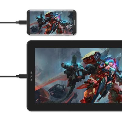 Графічний монітор Huion 13,3" Kamvas 13, USB-C, чорний Графічний монітор Huion 13,3" Kamvas 13, USB-C, чорний