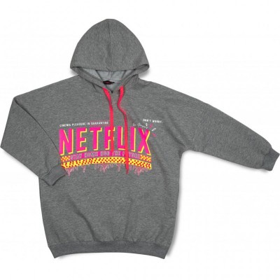 Кофта Monili "NETFLIX" (1020-134G-gray)
