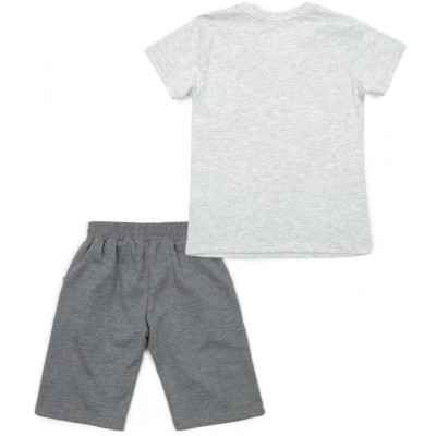 Футболка дитяча Breeze з шортами (15397-128B-gray)