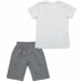 Футболка дитяча Breeze з шортами (15397-128B-gray)