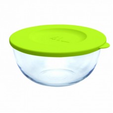 Харчовий контейнер Glasslock кругл. 4,0 л Green (MBCB-400F) Харчовий контейнер Glasslock кругл. 4,0 л Green (MBCB-400F)