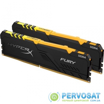 Модуль памяти для компьютера DDR4 32GB (2x16GB) 3600 MHz HyperX Fury RGB HyperX (Kingston Fury) (HX436C18FB4AK2/32)