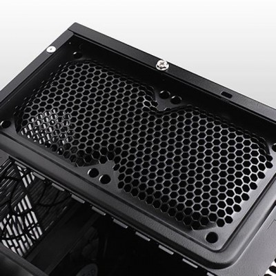 Корпус SilverStone GRANDIA GD08B, без БЖ, 2хUSB3.0, 3x120mm Black fans, HTPC, Black