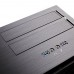 Корпус SilverStone GRANDIA GD08B, без БЖ, 2хUSB3.0, 3x120mm Black fans, HTPC, Black