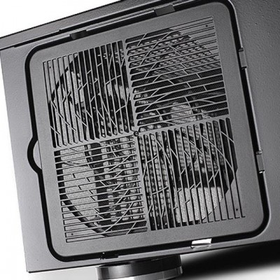 Корпус SilverStone GRANDIA GD08B, без БЖ, 2хUSB3.0, 3x120mm Black fans, HTPC, Black