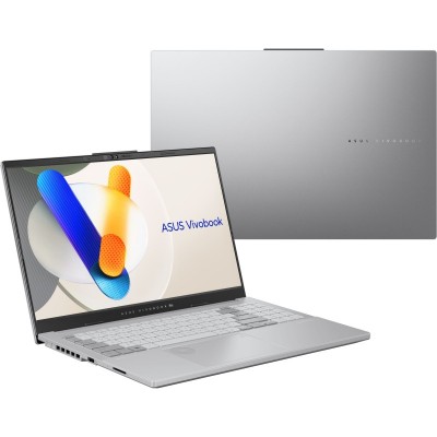 Ноутбук ASUS Vivobook Pro 15 N6506MV-MA022 15.6&quot; 3K OLED, Intel Ultra 7 155H, 16GB, F1TB, NVD4060-8, NoOS, Сріблястий