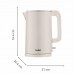 Електрочайник Tefal Thermo Protect, 1.5л, пластик, нержавіюча сталь, бежевий