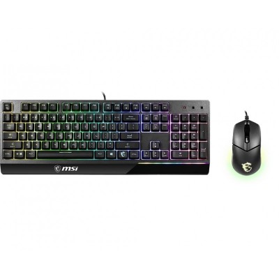 Комплект клавіатура та миша MSI Vigor GK30 COMBO UA USB, EN/UKR/RU, RGB