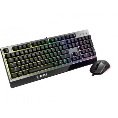 Комплект клавіатура та миша MSI Vigor GK30 COMBO UA USB, EN/UKR/RU, RGB