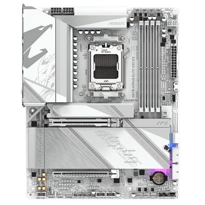 Материнська плата GIGABYTE X870 A ELITE X3D ICE sAM5 X870 4xDDR5 M.2 Wi-Fi BT HDMI DP ATX