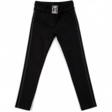 Лосини A-Yugi з блискучими лампасами (9159-158G-black) Лосини A-Yugi з блискучими лампасами (9159-158G-black)