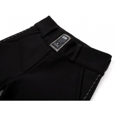 Лосини A-Yugi з блискучими лампасами (9159-158G-black)