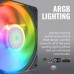 Корпусний вентилятор Cooler Master SickleFlow 120 ARGB Sync,120мм,650-1800об/хв,Single pack w/o HUB