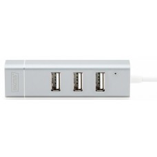 Концентратор-адаптер DIGITUS USB Type-C, 3xUSB+Fast Ethernet Концентратор-адаптер DIGITUS USB Type-C, 3xUSB+Fast Ethernet