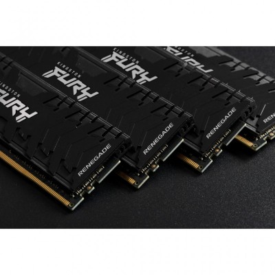 Модуль пам'яті для комп'ютера DDR4 16GB (2x8GB) 3600 MHz Fury Renegade Black HyperX (Kingston Fury) (KF436C16RBK2/16)