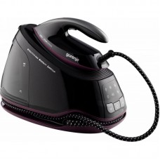 Праска-парогенератор Gorenje, 3000Вт, 1500мл, паровий удар -160гр, дисплей, керам. підошва, чорний Праска-парогенератор Gorenje, 3000Вт, 1500мл, паровий удар -160гр, дисплей, керам. підошва, чорний