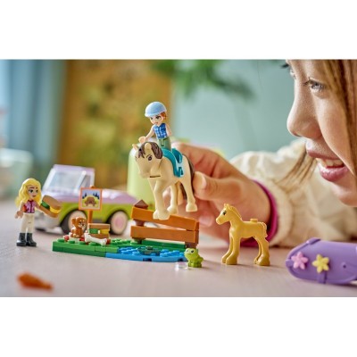 Конструктор LEGO Friends Причіп для коня й лошати
