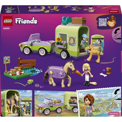 Конструктор LEGO Friends Причіп для коня й лошати