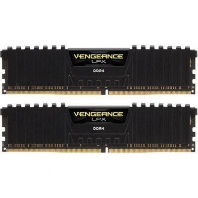 Модуль пам'яті для комп'ютера DDR4 16GB (2x8GB) 3600 MHz Vengeance LPX Black CORSAIR (CMK16GX4M2D3600C18)
