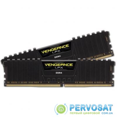 Модуль памяти для компьютера DDR4 16GB (2x8GB) 3600 MHz Vengeance LPX Black CORSAIR (CMK16GX4M2D3600C18)