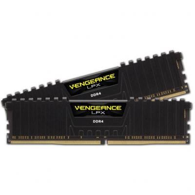 Модуль пам'яті для комп'ютера DDR4 16GB (2x8GB) 3600 MHz Vengeance LPX Black CORSAIR (CMK16GX4M2D3600C18)