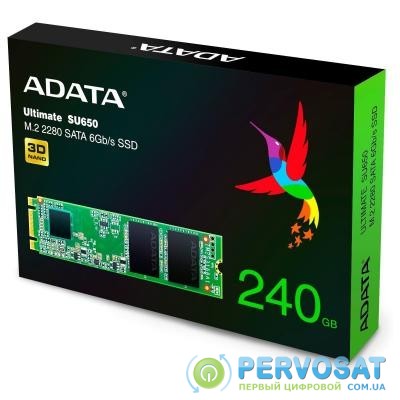 Накопитель SSD M.2 2280 240GB ADATA (ASU650NS38-240GT-C)
