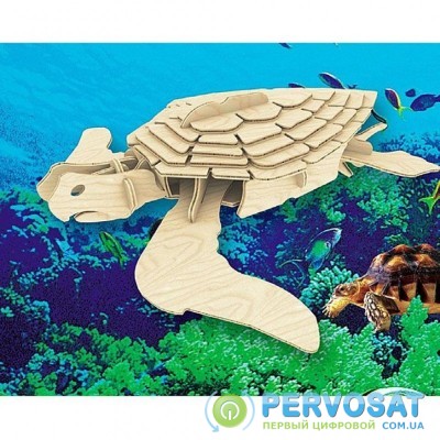 Сборная модель Мир деревянных игрушек Морская черепаха (Е009)
